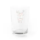 やんちゃ姫🌺のクリスマス、トナカイ Water Glass :back