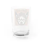 チワワ愛好家ショップの野性のハート：ワイルドチワワ Water Glass :back