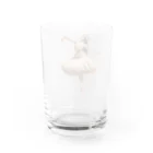 BEOQUのフラを踊る女性 Water Glass :back