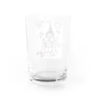 結社黒猫の遊園地のピエロ Water Glass :back