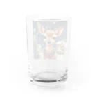 ハッピー・ディライト・ストアの子鹿がやってきた Water Glass :back