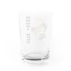 もっち（mocchi）のゴロリ猫ちゃん Water Glass :back