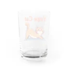 bravoadのヨガで猫のポーズ Water Glass :back