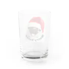 isshi1002のXmas Pug Water Glass :back