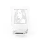 みそきなこ屋のMonochrome Girls Water Glass :back