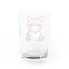 Stellaのアメショーのメイちゃん　キュート猫シリーズ Water Glass :back