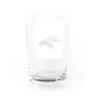 山のくまの犬が落ちてる Water Glass :back