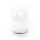 たんたんたぬの商店のアズキ大好きアズ活グッズ🫘 Water Glass :back