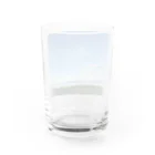 ブルームーンのあおぞらとびわこにいやされます。 Water Glass :back