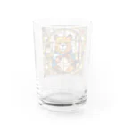 ryo-tinの熊のクゥーさんグッズ Water Glass :back