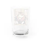 酔丸の酔いどれ猫　酔雷 Water Glass :back