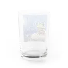 絵を描く人【のなまに】の月夜のカエル Water Glass :back