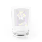 ながさわショップのnight cat Water Glass :back