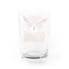 OWIの幸運ふくろうグッズ Water Glass :back