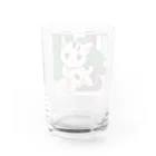 FortuneRiserのふわにゃんこ Water Glass :back