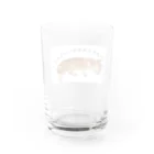 メイちゃんSHOPのメイちゃん/つかれたら休めばいいちゃが！ Water Glass :back