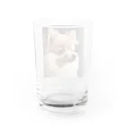 どうぶつ王国の激かわポメ Water Glass :back