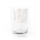 iramaraseのねこ赤 Water Glass :back