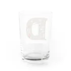 connectの幸運アルファベット　D Water Glass :back