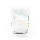 ねこ鉄道の芋降り猫 Water Glass :back