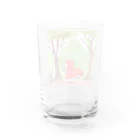 petitringo -プチリンゴ-のおばあさんのお家へ向かう赤ずきんちゃん Water Glass :back