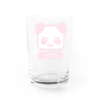 petitringo -プチリンゴ-のパンダのロック Water Glass :back