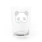 petitringo -プチリンゴ-のぱんだのロックも泣いちゃった Water Glass :back