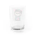 非常口社長のヒップホップ猫 Water Glass :back