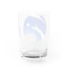 宝積空煌@あとりえ夜空の【ひつじのゆめ】星になったしろ Water Glass :back