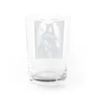 ZZRR12の「狐魔女の蒼き炎」 ： "The Azure Flames of the Fox Witch" Water Glass :back