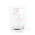 魔法陣ウガのGray Underwear01 Water Glass :back