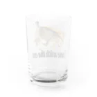 もっち（mocchi）の猫と共に去りぬ Water Glass :back