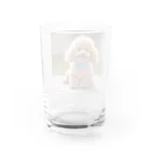 Takucomの愛らしい笑顔に癒される：プードルの日常 Water Glass :back