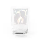 茉莉花のラブラブな恋人のイメージ Water Glass :back