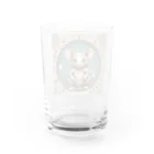 Yoshikoのクリエイトショップの１ばんのりのねずみくん Water Glass :back