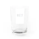 AY-28の日付グッズ　7/28 バージョン Water Glass :back