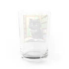 yoiyononakaの図書室の黒猫02 Water Glass :back