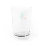 あおはるshopのおんなのコとワンコのクリスマス Water Glass :back