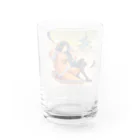 AI美女王国のドット絵ひまりちゃん Water Glass :back