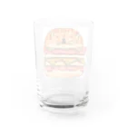 ひとやすみ　らいふのハンバーガーねこ Water Glass :back