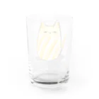 ひとやすみ　らいふのコロコロ猫？ Water Glass :back