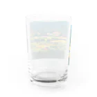 ac jungleの色彩豊かな自然風景 Water Glass :back