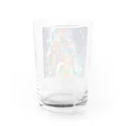 💖宇宙整体♪🌈♪こころからだチャンネル♪💖のConsciousness connects mind and body to space Water Glass :back