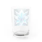 のんびりアート工房の氷のクリスタル Water Glass :back