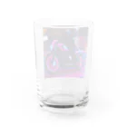 MaSaRuのバイクのイラストグッズ Water Glass :back