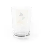 sorbericaの一筆書きネコ Water Glass :back