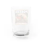 kazu_gのレトロスタイルポスター（自動車） Water Glass :back