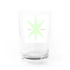 Masato.Satoの1番推し♡推し色緑 Water Glass :back