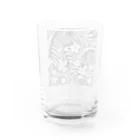 raio-nのモダン和風シマウマ Water Glass :back