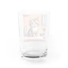 ysuke53のカットして三毛 Water Glass :back